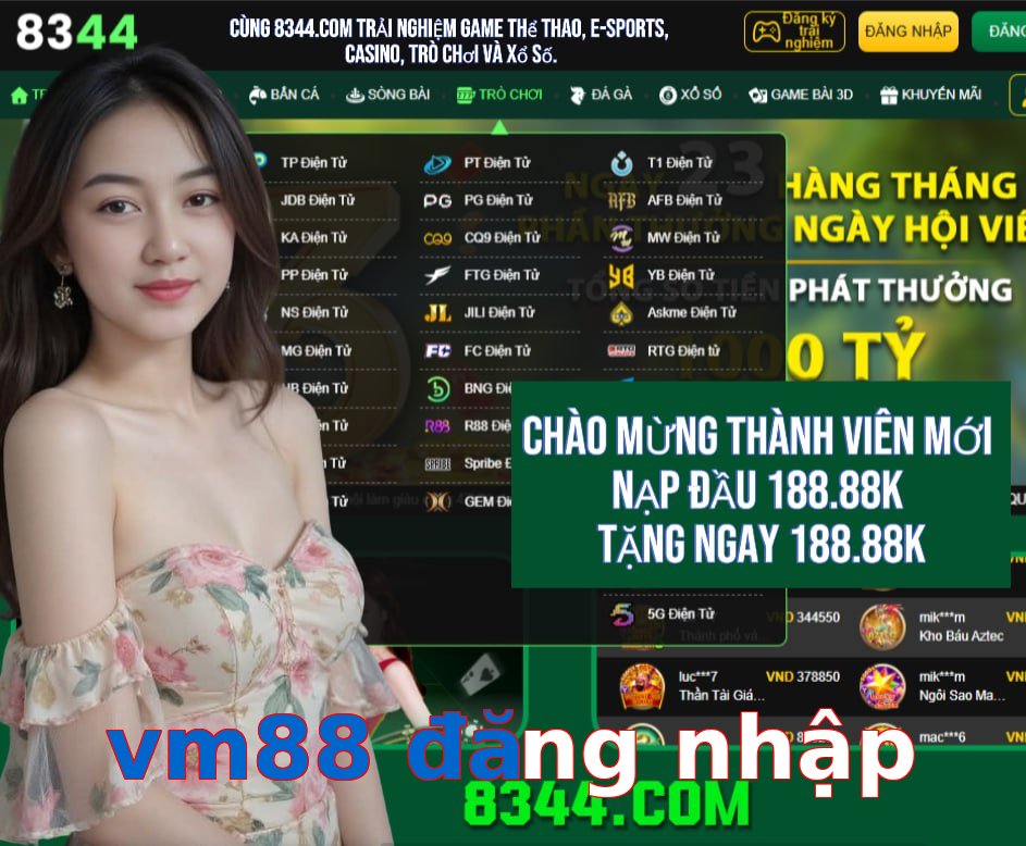 vm88 đăng nhập